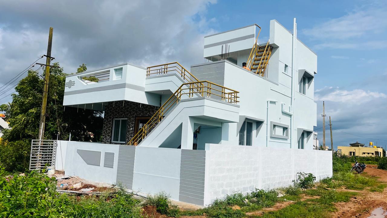 Professional Painting Services in Hubli Dharwad Karnataka - High-grade weather-resistant exterior wall painting.